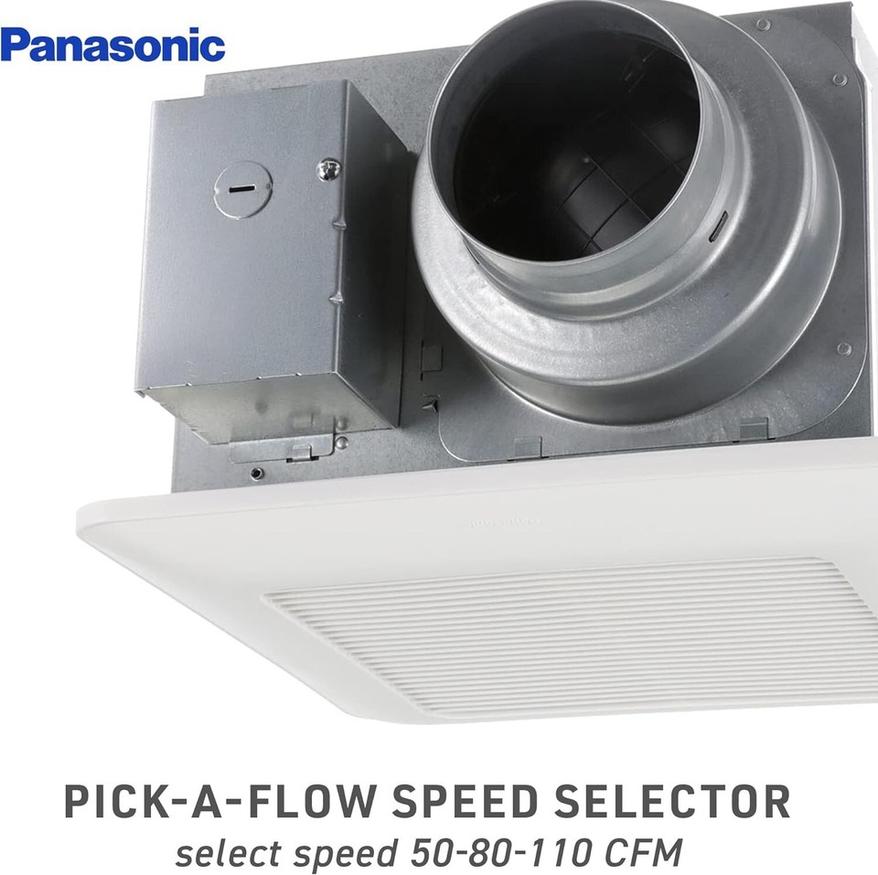 Panasonic FV-0511VQ1 WhisperCeiling DC - Bathroom Exhaust Fan with Speed Selecto 885170324930| eBay