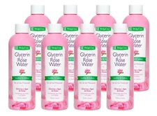 De La Cruz Glycerin & Rose Water Skin Moisturizer 8 oz. (8 BOTTLES) B.B. 09/2027