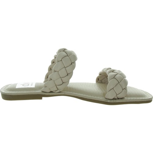 DV By Dolce Vita Womens JOCEE White Slide Sandals 6.5 Medium (B,M) BHFO 3866 - Picture 3 of 3