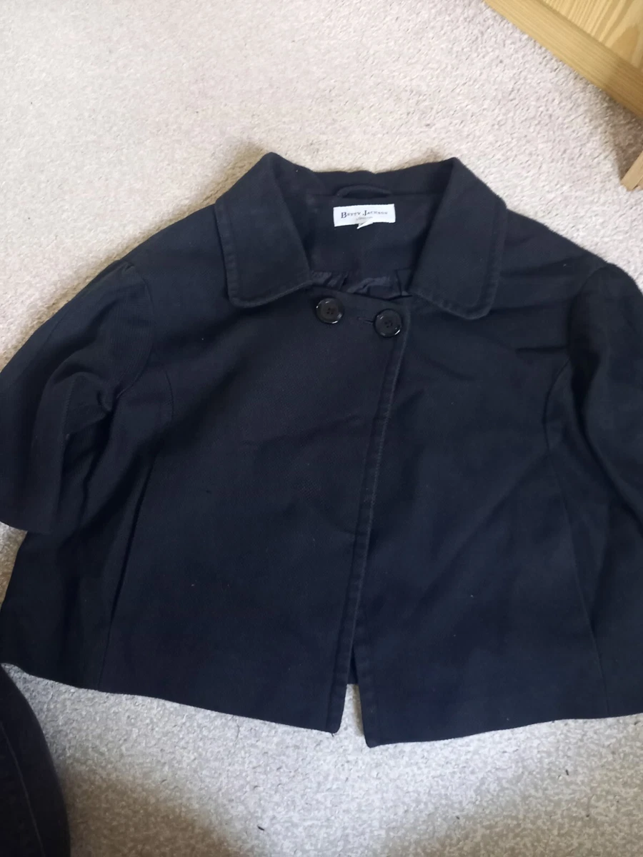 Betty jackson black coat cheap
