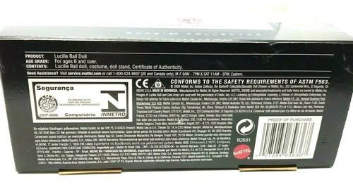 I Love Lucy LEGENDARY LADY of COMEDY Lucille Ball Collectors Pink Label NIB - Picture 5 of 6