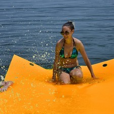 3 Layer Tear-proof Water Mat Floating Pad Island Water Sports Relaxing 12' x 6'