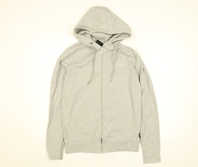 STATUS Hoodie Herren Grau Full Zip S Regular Fit
