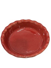 Emile Henry Red Ceramic Round Pie Dish HR 6X4...