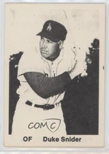 1975 TCMA All Time Brooklyn/Los Angeles Dodgers Black Duke Snider HOF 0nr3