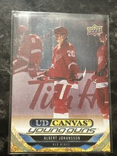 Albert Johansson   2024/25 Upper Deck Hockey Young Guns Canvas C214