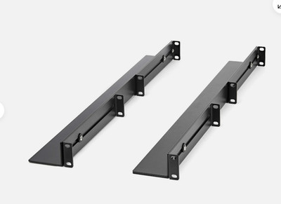 StarTech.com 1U 19 inch Server Rack Rails - 24-36 | 200 lbs, Black 