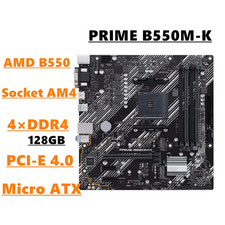 For PRIME B550M-K Motherboard AMD B550 Support 3600 5600 5700X 5800X3D CPU DDR4