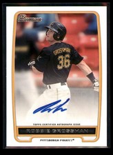 2012 Bowman Robbie Grossman #BPA-RG Prospect Autographs