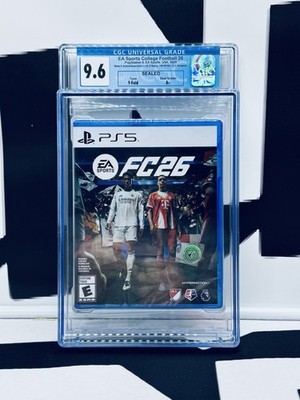 FC 26 PS5 EA Sports UEFA Soccer  Sealed Seal A++ CGC 9.6