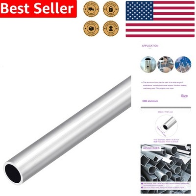 Aluminum Round Tubing 12mm OD 10mm ID 300mm Length for DIY Projects Machinery