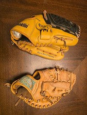 Franklin Dura Bond Lacing Glove and All Pro 1st Base Glove Lot