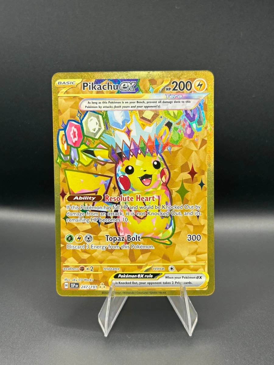 Pikachu Ex Pokémon TCG Cards for sale | eBay