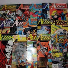 Lot of 16 DC Action Comics Superman Deadman Blackhawk Phantom Lady Etc. 604-650