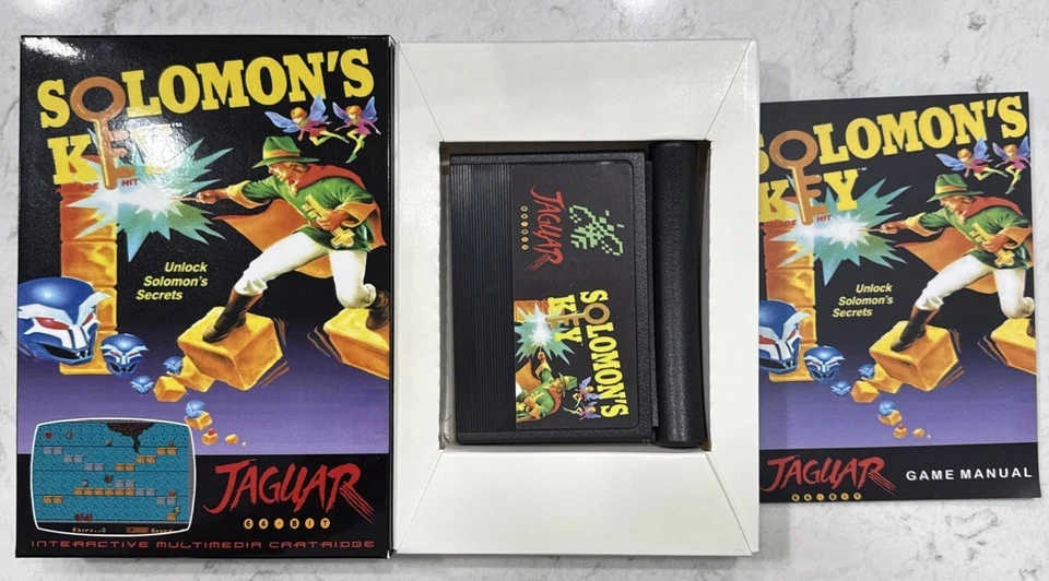 Solomon’s Key Atari Jaguar Cartridge Complete Game - Image 3 of 3