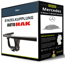 Starre Anhängerkupplung für MERCEDES E-Klasse T-Modell (Kombi) 85- S124 Auto Hak
