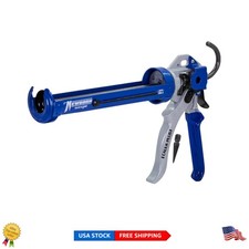 Newborn 250 Caulking Gun, 18:1 Thrust Ratio, Revolving Frame - Precision Sealing