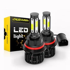2x 9007hb5 Led Headlight Bulbs Kit 6500k White High Low Beam Light Super Bright