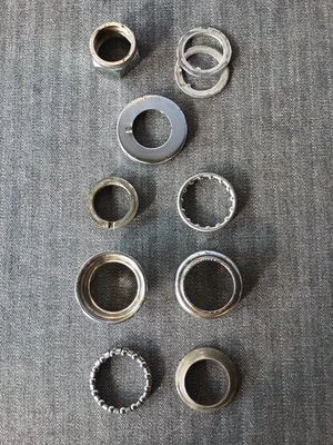 1970's 80's Hawthorne Headset 10pcs Good For American Bikes Using #49 Bearings! - Image 1 of 2