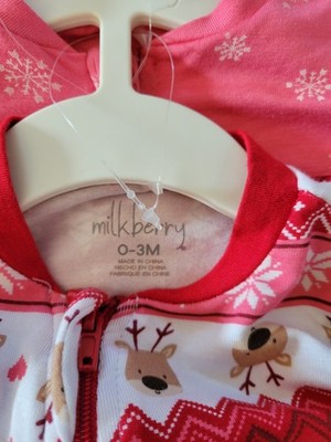00s〜 \"POLO RALPH LAUREN\" F/Z Knit Parka 2 Pack New Milkberry Bamboo Christmas Pajamas Size 0-3 Month Baby