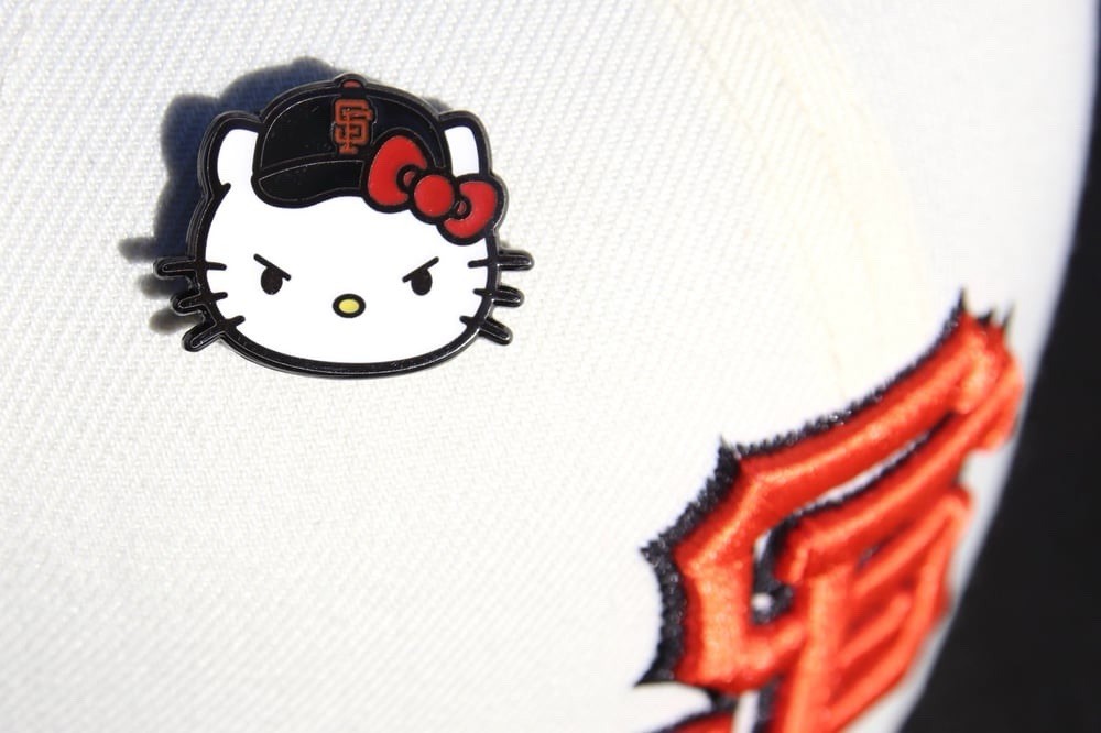 Hello Kitty x SF Giants Pin San Francisco Enamel Pin Bay Area