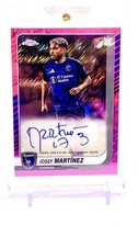 Josef Martinez 2025 Topps MLS Chrome Mania Auto Pink Shimmer  #/50 Earthquakes