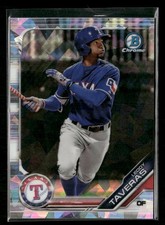 2019 Bowman #BCP-18 Leody Taveras Chrome Prospects Atomic Refractor