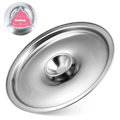 Tapa de olla de acero inoxidable pequeña para sartén condimento utensilios de cocina tapa - Imagen 6 de 12