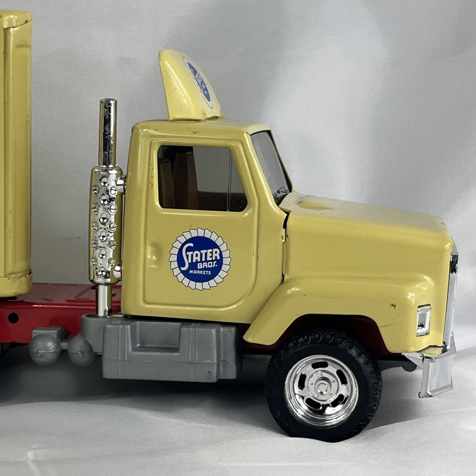 Remolque semirremolque ERTL Toy Co. Stater Bros. Markets International combo acero Foto 3 de 4