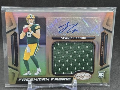 2023 Certified Freshman Fabric Bronze Sean Clifford RC RPA Patch  Auto /349 SP