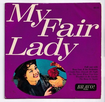 (AI989) My Fair Lady, Full Cast / Russ Case - 1964 - 7 inch vinyl