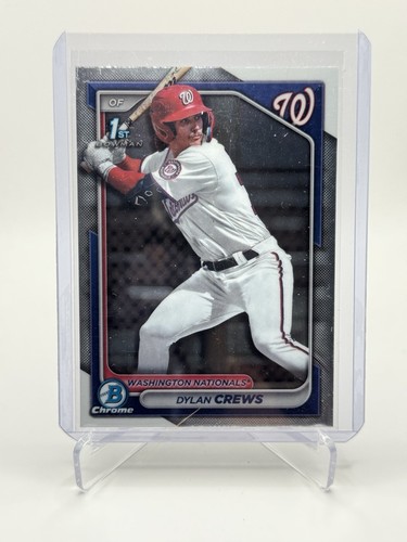 2024 Bowman Chrome Dylan Crews #BCP-23 Base Nationals - Bild 1 von 2
