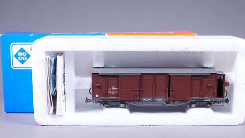 H0e DC Roco 34526 Gedeckter Güterwagen 16817-4 ÖBB in OVP #GO_1776 | Condition: Gebraucht