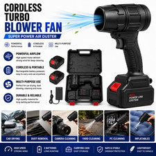 Turbo Blower Fan Cordless Super Power Mini Air Duster For Car Drying Cleaning US