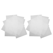 60PCS White Square Fuse Bead Ironing Paper Sheet, 9x9 Inch Fuse Paper for DIY