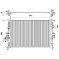Valeo KÜHler WasserkÜHler MotorkÜHler Passend FüR Mini Cooper F55 F56
