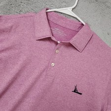 Vineyard Vines Polo Shirt Mens Large Sankaty On The Go Performance Striped OTG