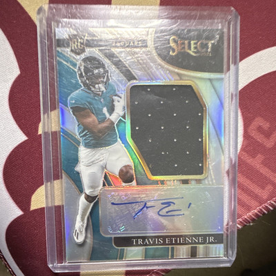 Panini Select 2021 JRS Swatches Prizm JRS-TET Travis Etienne Jr Auto /99 Jags