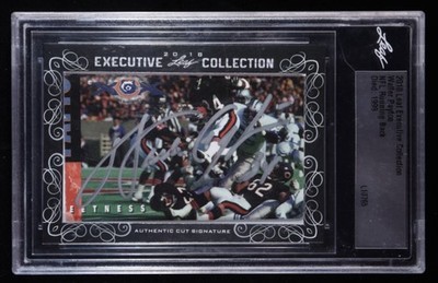 Walter Payton Signed 2018 Leaf Executive Collection (Leaf Authentic)