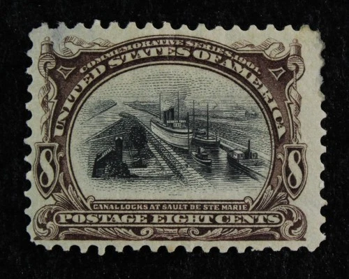 CKStamps: US Stamps Collection Scott#298 8c Mint HR OG Tiny Thin CV$90