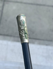 King&rsquo;s Royal Rifle Corps Swagger stick , white metal