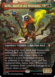 Bello, Bard of the Brambles (Borderless) Foil - Commander: Bloomburrow Mythic #0001