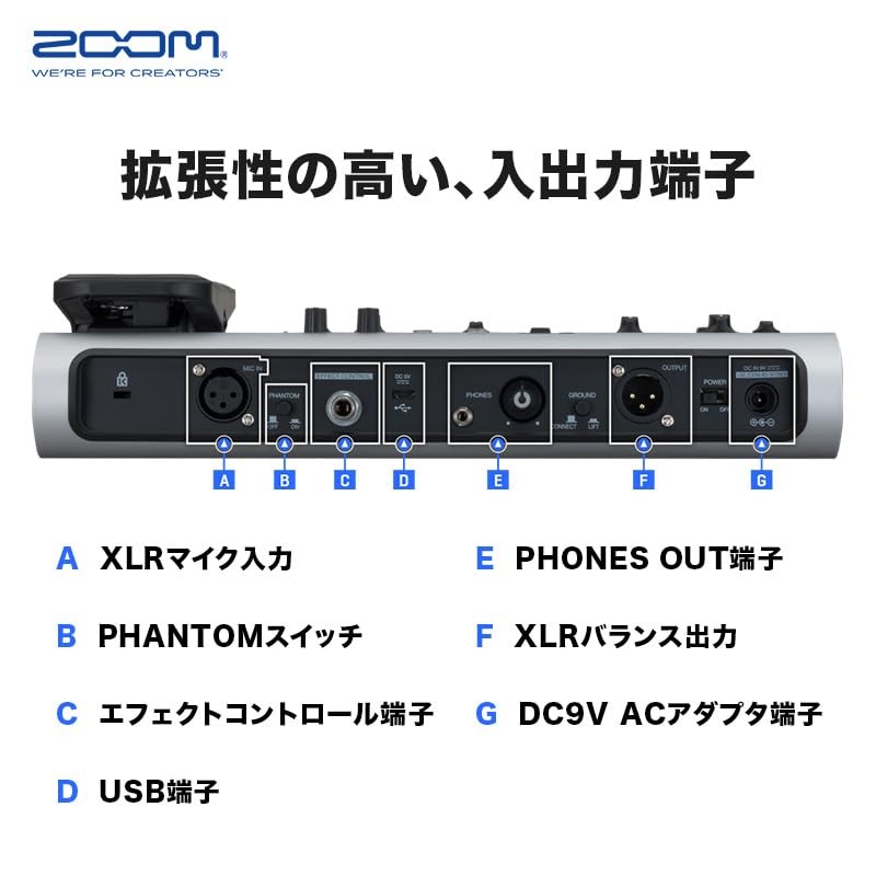 ZOOM V6-SP Vocal Processor All-in-One Multi Effect Pedal