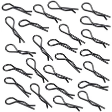 MMOBIEL 50 Pcs Universal RC Body Clips Bend R-Pins for 1/10th 1/12th 50x 