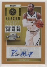 2018-19 Contenders Optic Veteran Ticket Orange Prizm 18/25 Paul Millsap Auto s3g