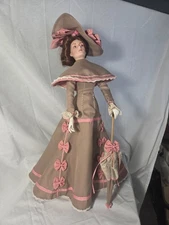 Franklin heirloom day at the race Gabriella porcelain doll