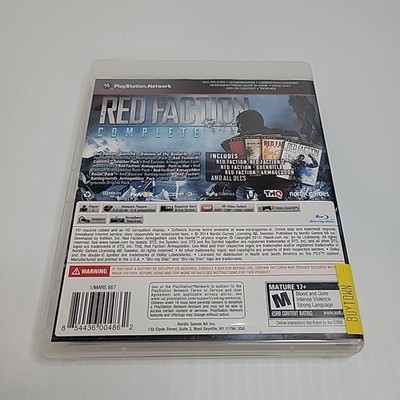 Red Faction Collection – PlayStation 3 – Neuf Sous Blister – Édition Collector PAL