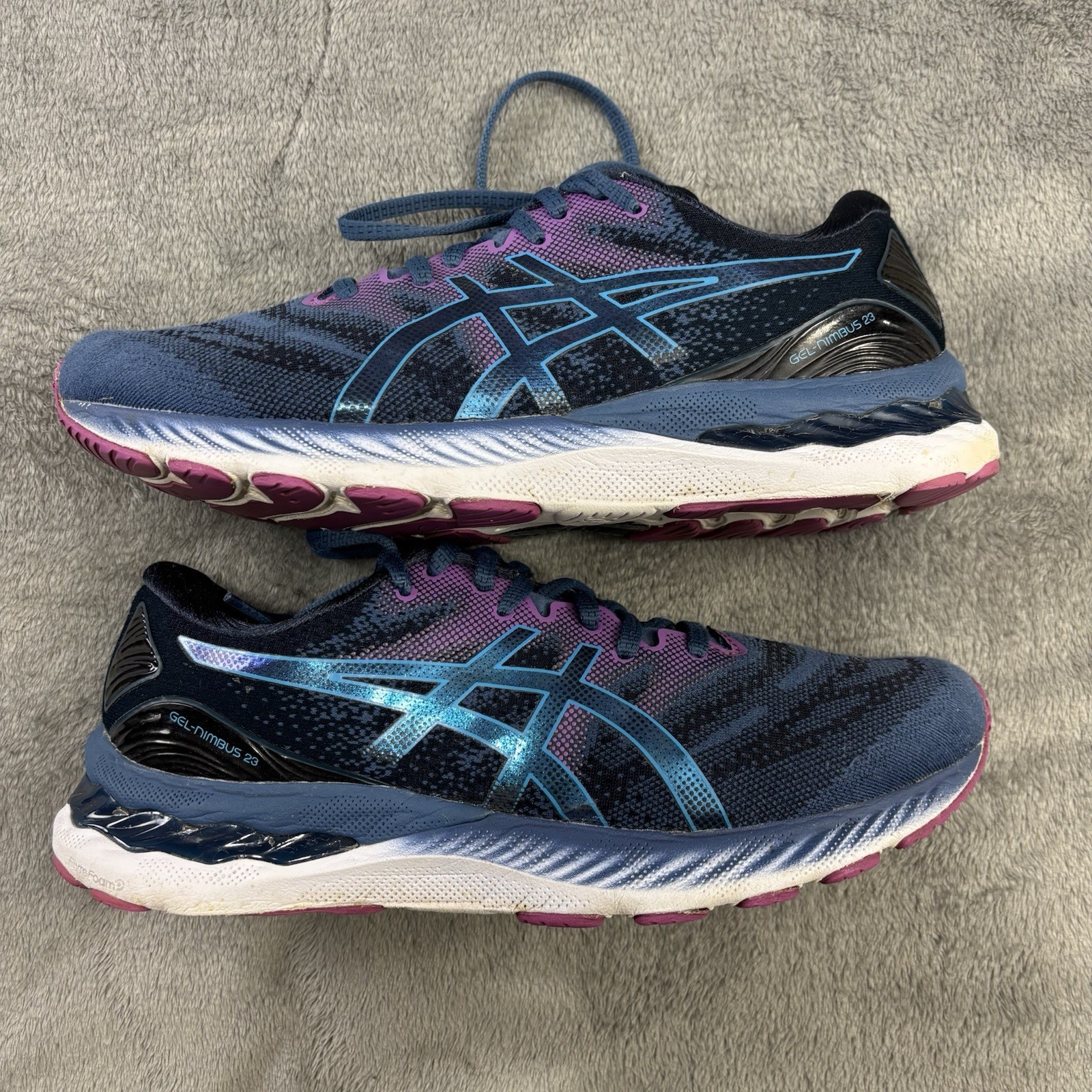 Asics Sneakers Womens 11 Gel Nimbus 23 Grand Shark Digital Aqua 1012A884 Running thumbnail 5