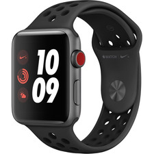 Apple MTF32LLA Watch Series 3gps 42 Mm Space Gray Aluminum With Black