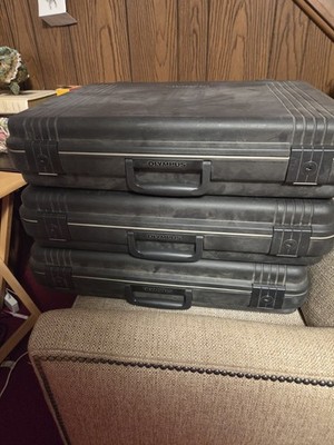 Olympus CF-140L Video Colonoscope Endoscope Lot of 3 Untested w/ Case &...